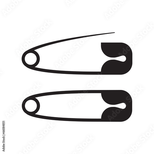 Safety Pin Silhouettes