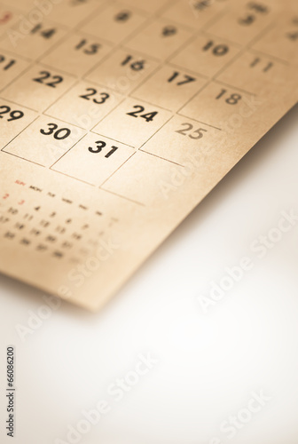 calendar.
