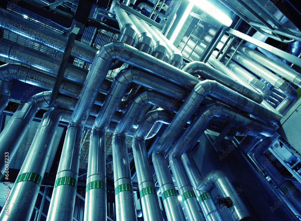 Industrial Steel  pipelines and valves