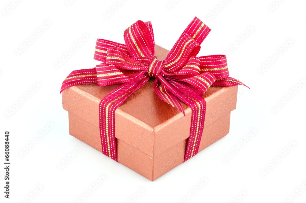 Obraz premium Gift box isolated white background