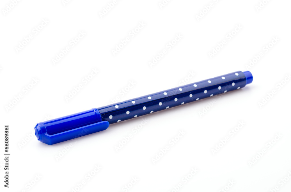 Color pen isolated white background Color pen isolated white background