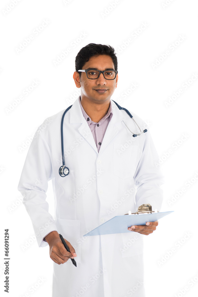 indian male doctor isolated on white background indian male doctor isolated on white background