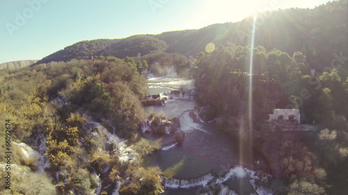 Wallpaper Mural Aerial view on Krka waterfalls in Croatian national park near Za Torontodigital.ca
