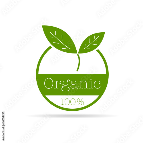 organic icon green color vector