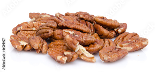 Heap of pecan nuts