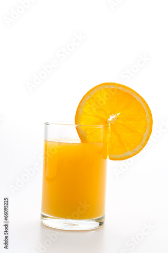 Orange juice glass