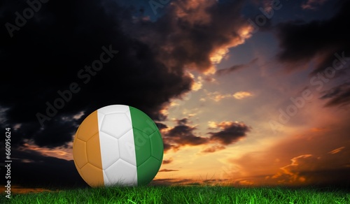 Composite image of football in ivory coast colours © WavebreakmediaMicro
