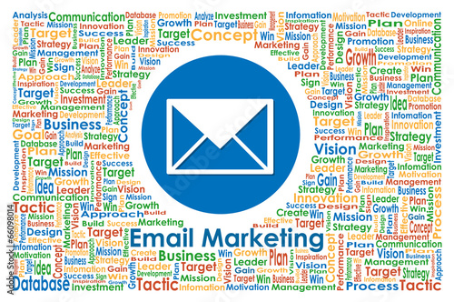 Illustrator of Email Marketing for Business Concept