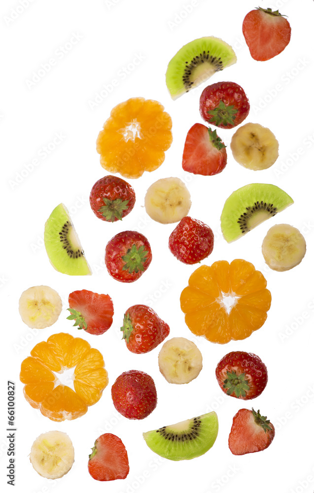 Naklejka premium fruits isolated