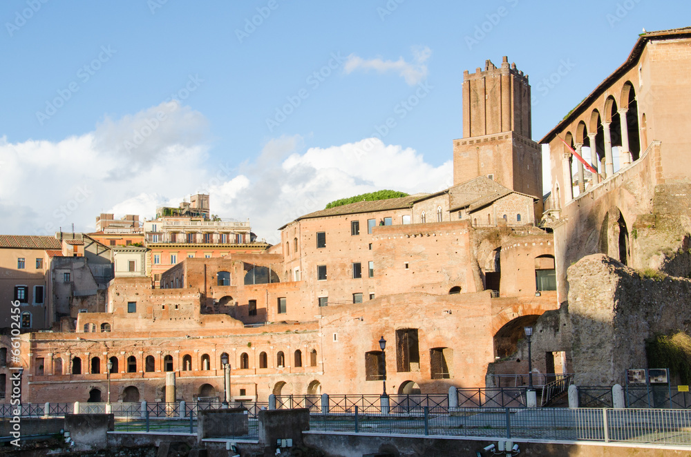 Trajan's Forum at the Fori Imperiali in Rome