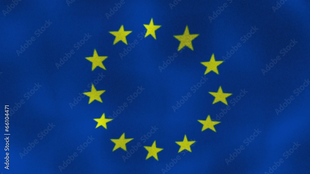 Europe Textile Flag, Background Europe Textile Flag, Background