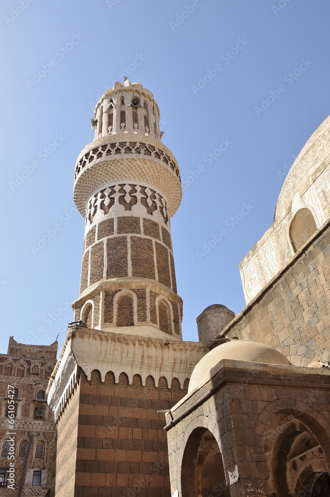 Талхан мечеть (Talhan mosque) в Сане, Йемен