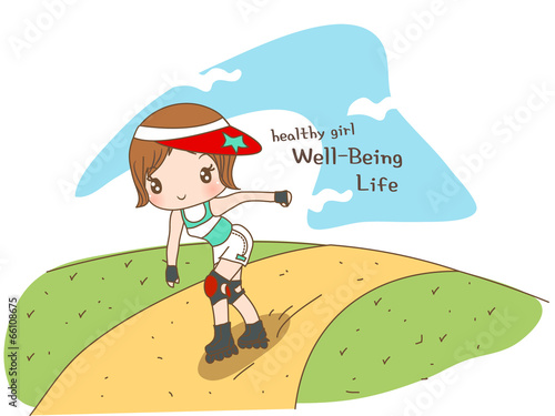 Illustration of wellness