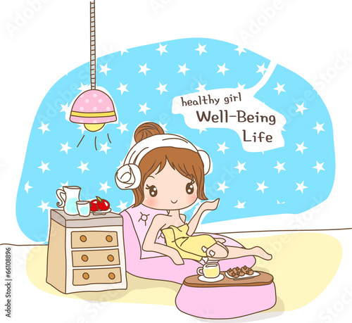 Illustration of wellness