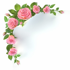 Corner with roses.