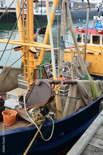 Fishing boat for North Sea shrimps