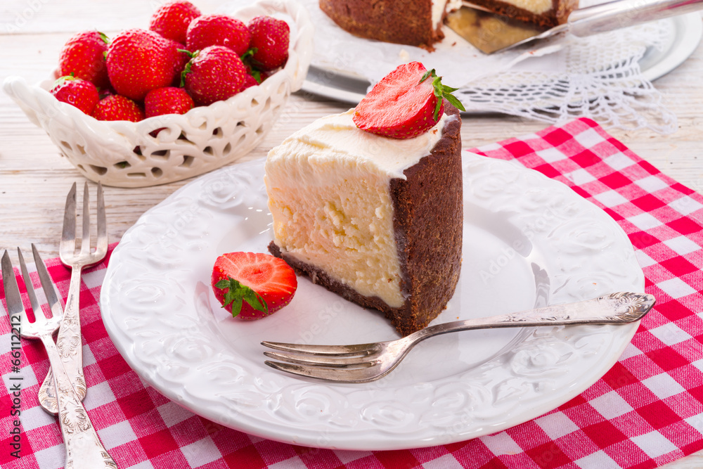 strawberry cheese cake strawberry cheese cake
