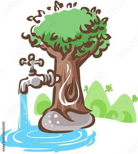 Illustration of Water day