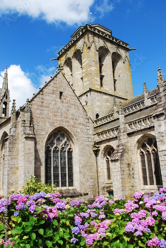 Saint-Ronan church in Locronan, Brittany, France