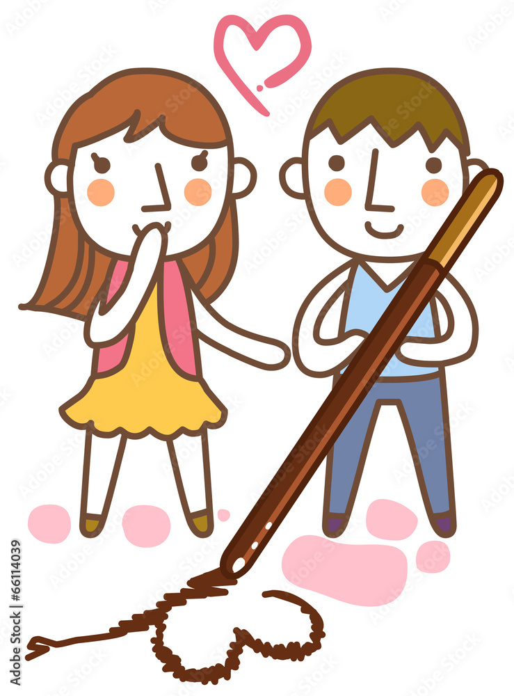 Illustration of Pepero Day Illustration of Pepero Day