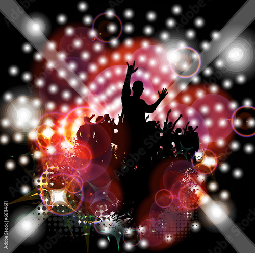 Music event background for poster