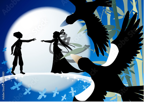 Illustration of Korean traditional holidays