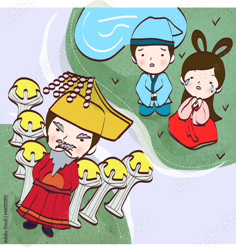 Illustration of Korean traditional holidays