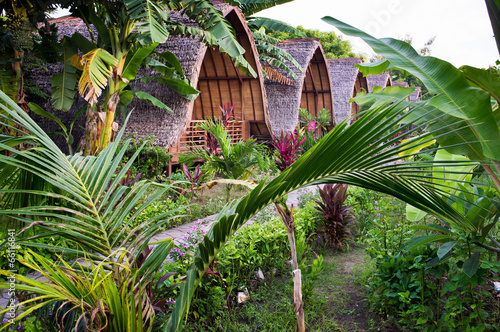 bungalows Gili Trawangan, Lombok, Indonesia, Asia photo