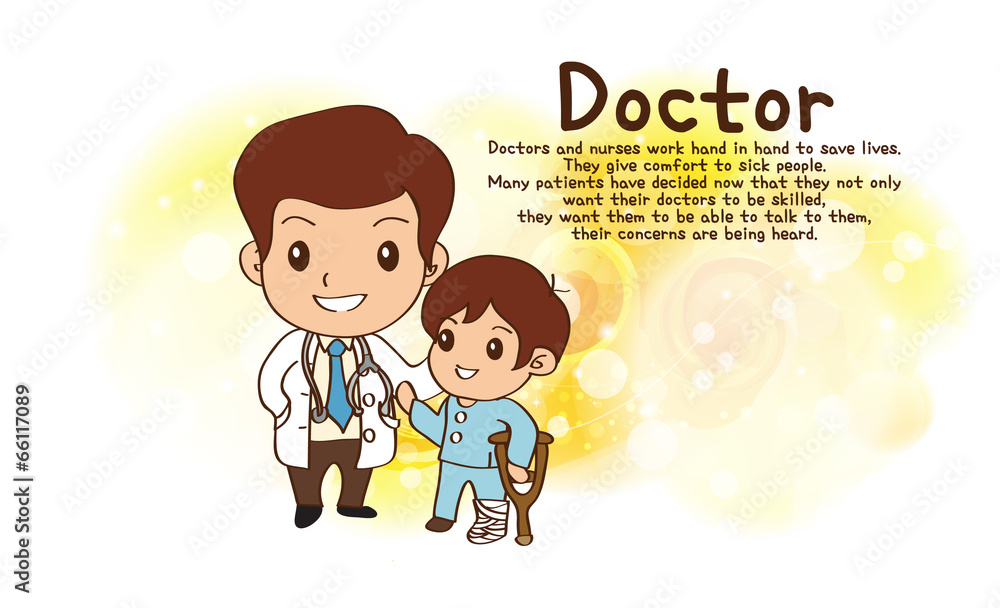 Illustration of a doctor