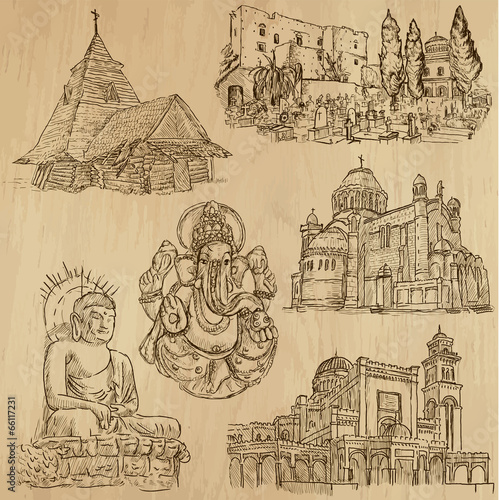 Religious no.8 - Vector pack, hand drawings