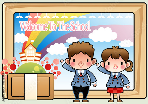 Illustration of Graduation and enrollment