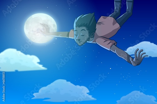 Quadro em tela The dreamer