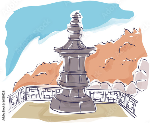 Illustration of national treasure