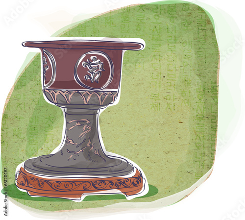 Illustration of national treasure