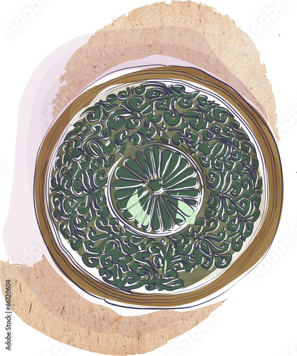 Illustration of national treasure
