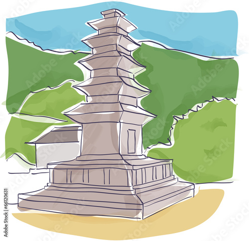 Illustration of national treasure