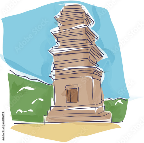 Illustration of national treasure