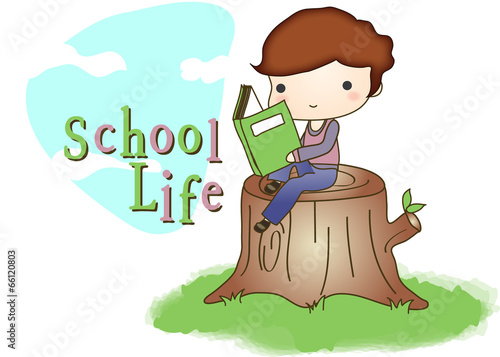 Illustration of new semester