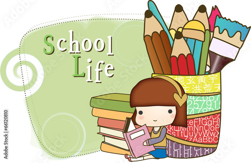 Illustration of new semester