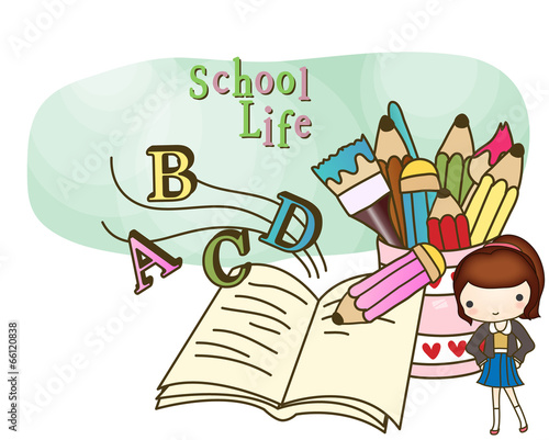 Illustration of new semester
