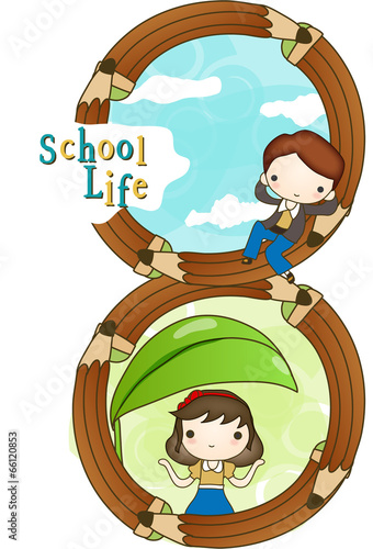 Illustration of new semester