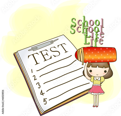 Illustration of new semester