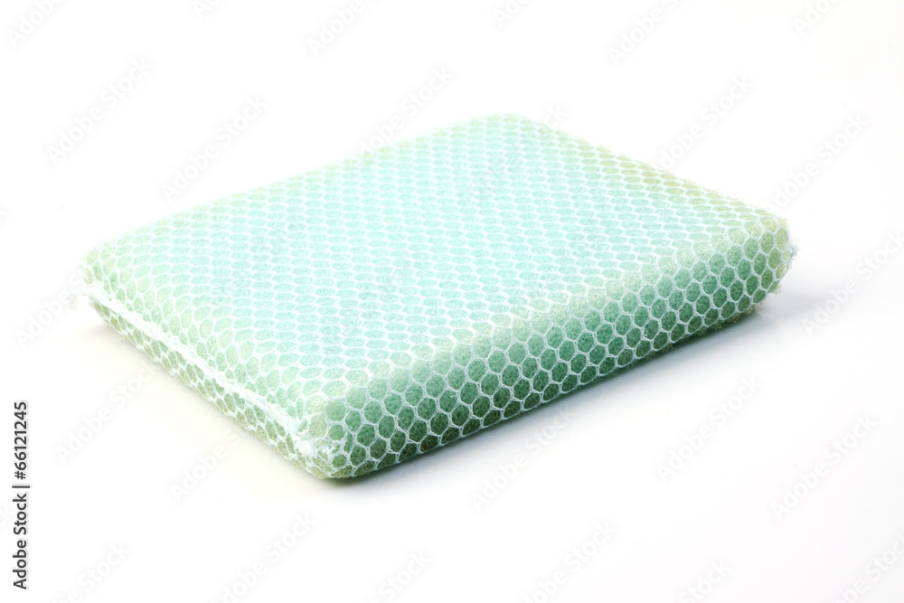 Dish washing sponge isolated Dish washing sponge isolated