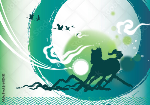 Illustration of new Year