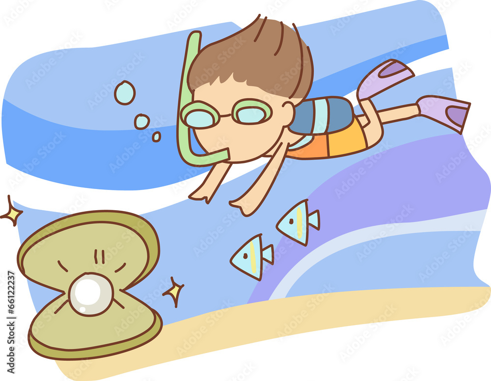 Illustration of Water Sports
