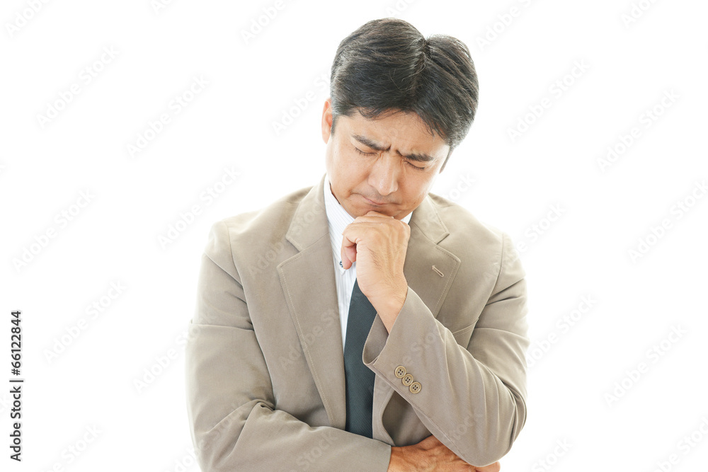苦悩するビジネスマン