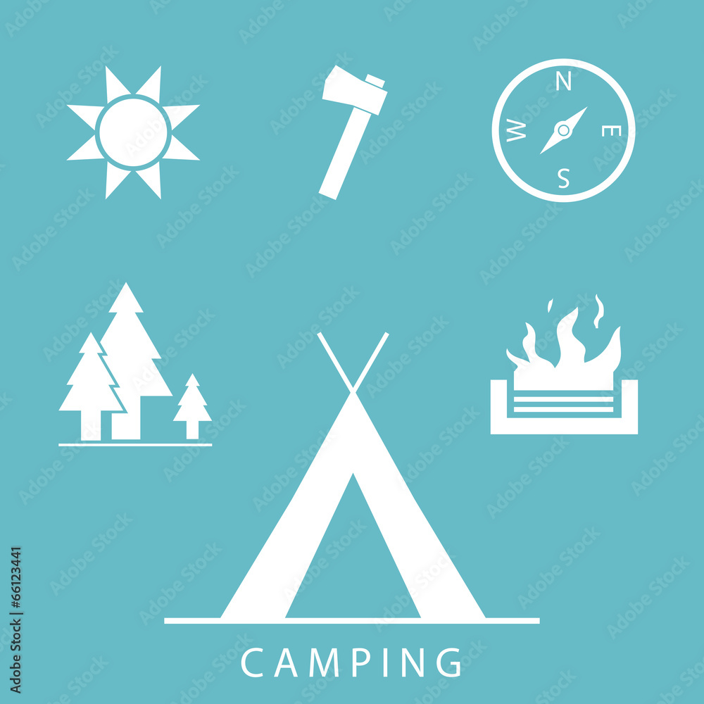 Camping Icons Camping Icons
