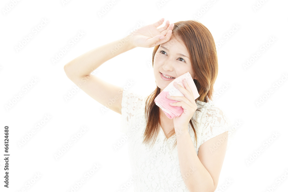 笑顔の女性 笑顔の女性