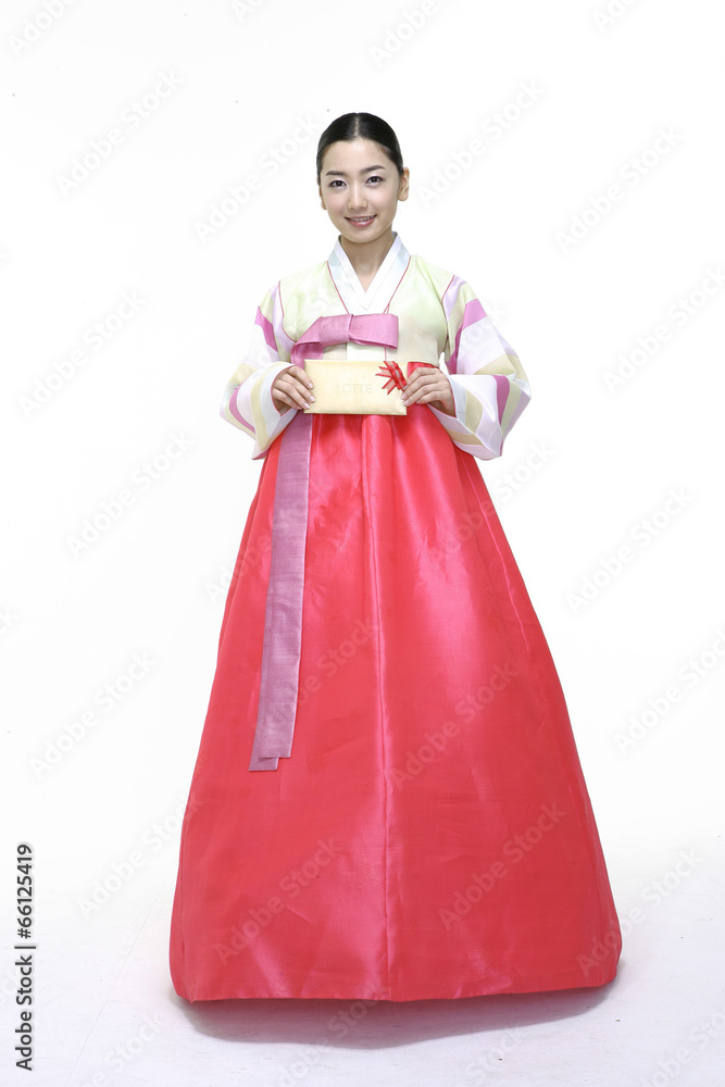 Couple in Korean Dress