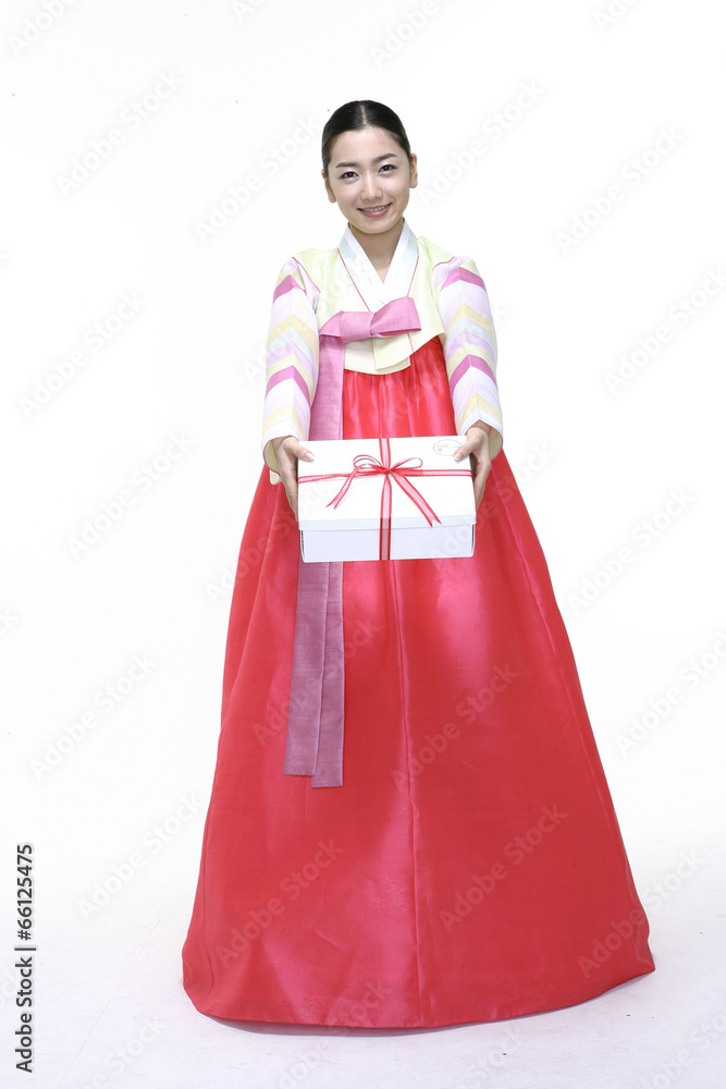 Couple in Korean Dress